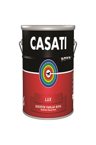 Casati Lüx Sentetik Parlak Boya 0,75 Litre Beyaz Tüm Renkler Mevc