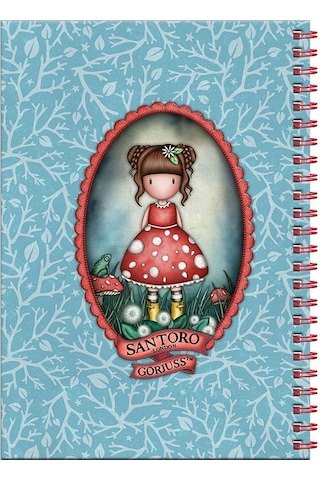Santoro Gorjuss Little Mushroom A5 Defter Ve Kırtasiye Seti 1344gj03