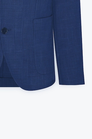 AC&Co / Altınyıldız Classics Erkek Lacı Slim Fit Dar Kesim Kırlangıç Yaka Desenli Ceket Lacı