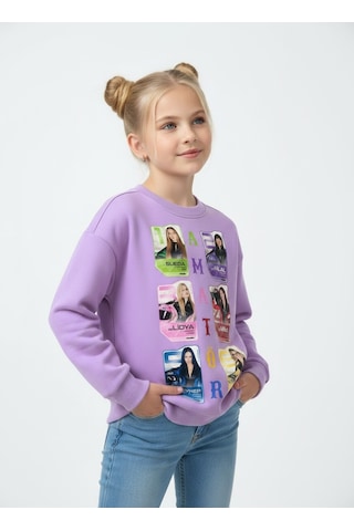 Seabubbles Manifest Amatör Kız Çocuk Sweatshirt Lila