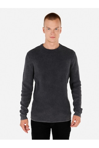 Colins Antrasit Erkek Kazak Antrasit