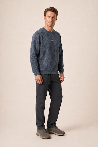 Redline Allon Desenli Kışlık Yeni Sezon Erkek Regular Fit Sweatshirt Beyaz Füme