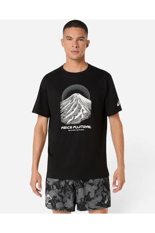 Asics Fujıtraıl Logo Ss Top Erkek Siyah Kısa Kollu Tshirt 2011d527-001
