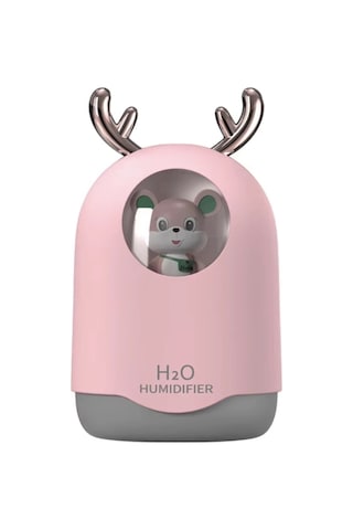 300ml Ultrasonik Hava Nemlendirici Sessiz Usb Şarjlı Serin Buharlı Led Işıklı Aromaterapi Humidifier
