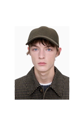 A.p.c Charlie Unisex Yünlü Baseball Cap Şapka Haki 56