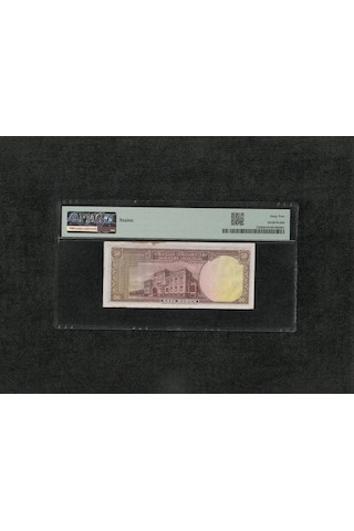 Pmg 62 Unc Çil İnönü Batan Gemi 50 Kuruş P 133 1930 S/n A6 293012/13 2. Ems Seri Takipli