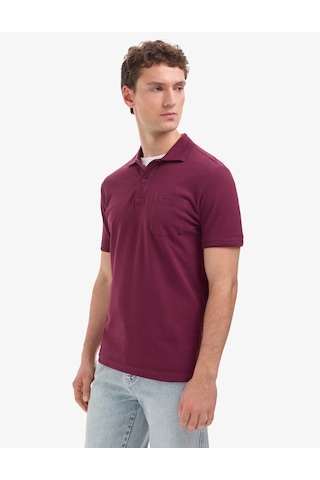 Pierre Cardin Erkek Bordo Tişört Basic 50321144-vr014