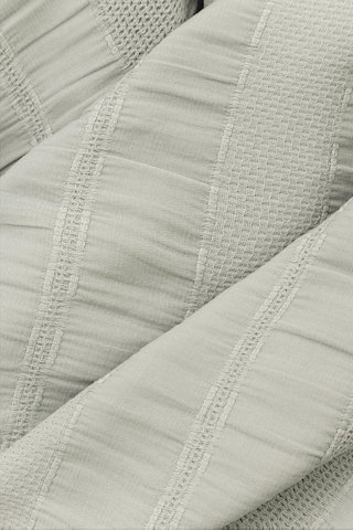 River 3 Parça Tek Kişilik Pike 170x230 Cm, Fıttd. Çarşaf , Yastık Kılıfı Takımı %100 Pamuk Mint Yeşili