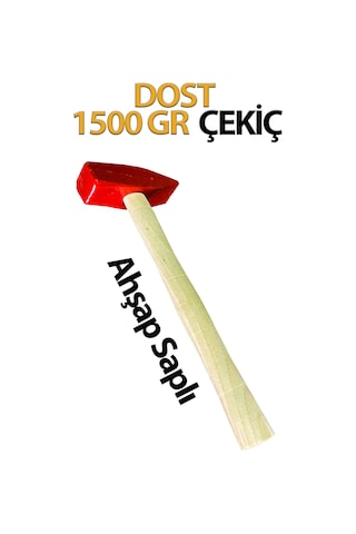 Çekiç Ahşap Saplı Sağlam Dayanıklı 1500 Gr