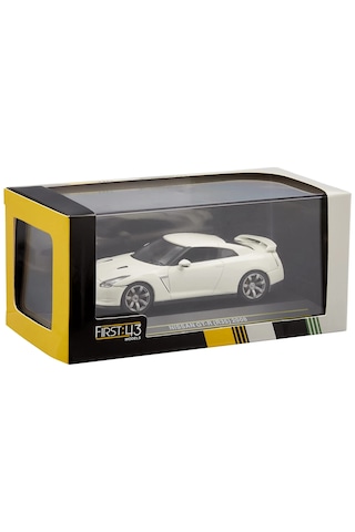1:43 Ölçek Fırst43 2008 Nissan Gt-r R35 Beyaz Diecast Metal Minyatür Model Araba 10cm