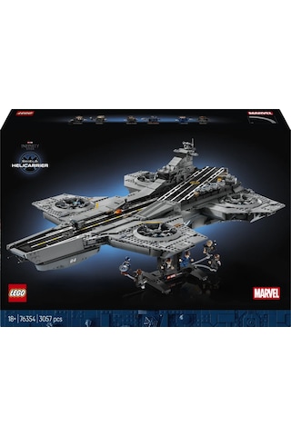 LEGO® ǀ Marvel S.H.I.E.L.D. Helikoptaşır 76354 - Yetişkinler için 6 Minifigür İçeren Koleksiyonluk Model Yapım Seti (3057 Parça)