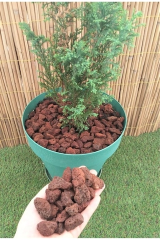 Asenya Pomza Taşı 50 Lt 1-2 Cm Dekoratif Pomza Taşı Kırmızı Pomza Tarım Pomzası Lav Taşı Cüruf Ponza Diğer