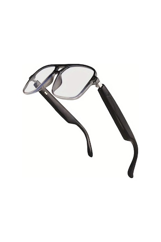 Honeybeeshop Mavi Lıfebee Akıllı Ses Gözlük Dokunmatik Kontrol Kablosuz Kulaklık Mikrofonlu Usb Şarj Eller Serbest Aramalar Sesli Asistan Uyumlu