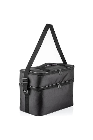 Ns Reliable Kamp Piknik Termal Soğutucu Yalıtımlı Buzluk Termos Çanta 2 Li Set - 960 Siyah