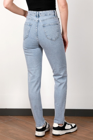 Giysa Kadın Yüksek Bel Lyc Skinny Jean Açık Mavi