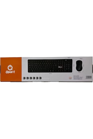 Qparts Qpart W100 2.4 Ghz Kablosuz Klavye & Mouse Set