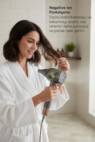 Sinbo Shd-1737 Bldc Saç Kurutma Makinesi-koyu Gri