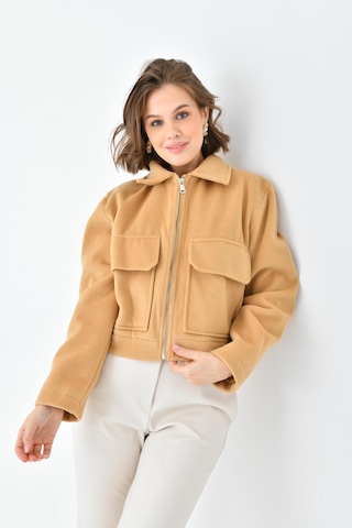 Ftz Women Kadın Kaşe Ceket Camel Rbn4070-camel Camel