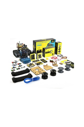 Keyestudio Arduino Uyumlu Robot Tank Kiti, Scratch/arduino İle Programlanabilir Stem Robotu, Dıy Eğitim Seti" Eğitici Oyuncaklar