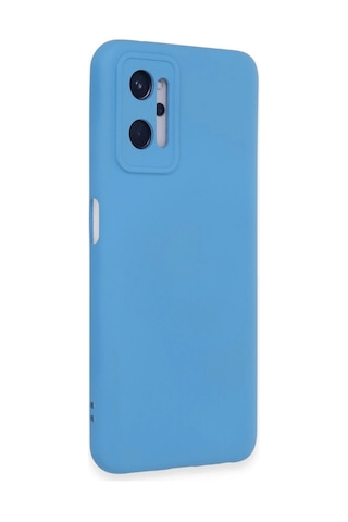 Cosmotex Newface Realme 9i 4g Kılıf Nano İçi Kadife Silikon - Mavi