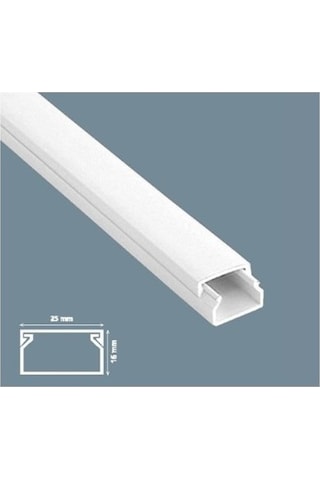 Mutlusan 25X16 Mm Yapışkan Bantlı Kablo Kanalı (10 Metre)