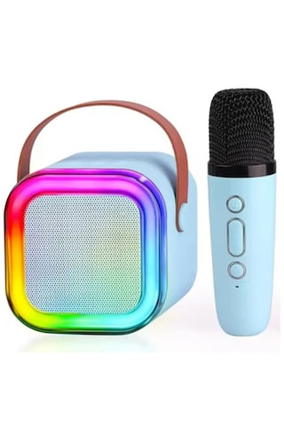 Vothoon KN-16 Kablosuz Mikrofonlu RGB Karaoke Bluetooth Hoparlör