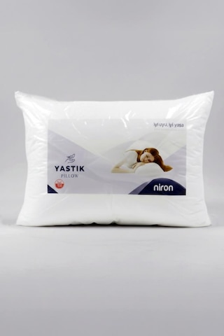 Niron 700 Gr Silikon Yastık 50x70 Cm, Mikrofiber Kumaşlı, Yumuşak Ve Destekleyici Beyaz