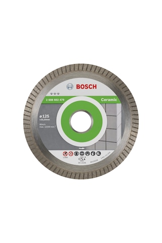 Bosch Best For Ceramic Extraclean Turbo 125 mm Elmas Kesici Disk - 2608602479
