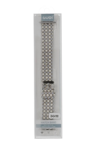 Newface - 399 - Apple Watch 38mm Karo Motif Kordon - Csmo-tex - - Lila
