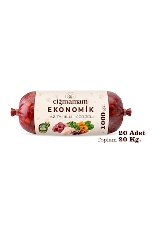 Ekonomik Barf Köpek Maması 20 Kg - 1000 G X 20