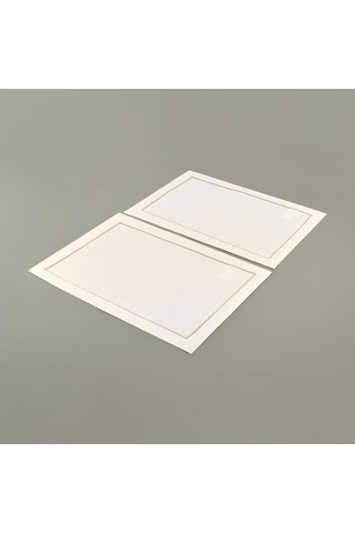 Evidea Soft Farsund 2'li Amerikan Servis - Beyaz - 35x50 Cm Beyaz