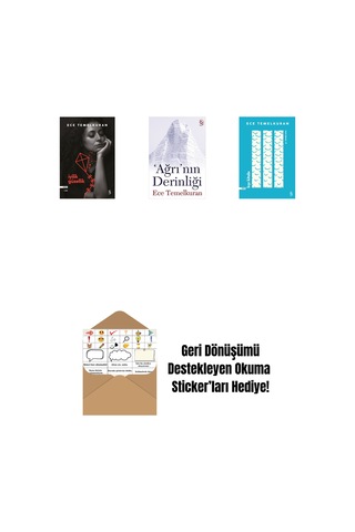 İyilik Güzellik + 'ağrı'nın Derinliği + Kıyı Kitabı + Okuma Sticker'ları