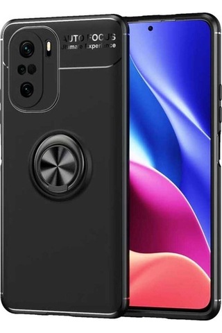 Xiaomi Mi 11i Kılıf Zore Ravel Silikon Kapak Siyah