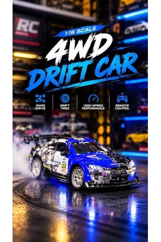 4wd Drift Arabası Mavi - Pembe
