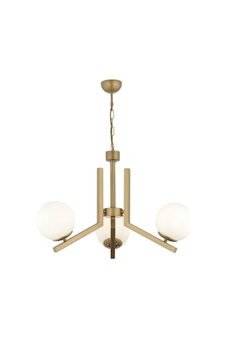 Morgan 3 Lü Komple Eskitme Boyalı Beyaz Camlı Modern Genç Odası Yatak Odası Salon Avize