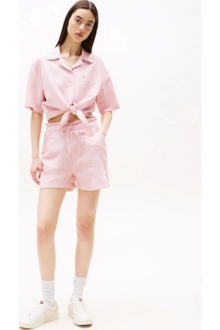 Tommy Jeans Tjw Cotton Lınen Short Çok Renkli