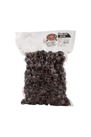 Datça Yuvarlama Siyah Zeytin Vakum Paket 1 KG