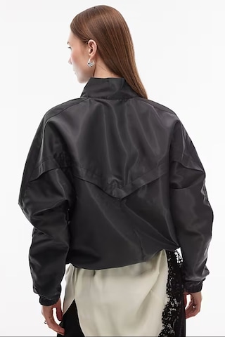 Nike Sportswear Windrunner Womens Shine Oversized Jacket Bol Kesim Kadın Günlük Ceket Siyah