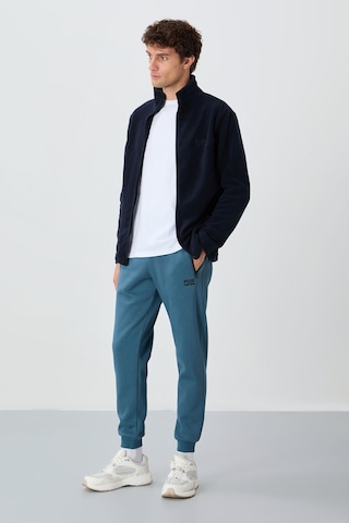 Air Jones Tommy Life Hardy Lacivert Standart Kalıp Polar Erkek Sweatshirt - 88299 Lacivert