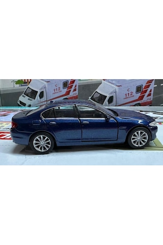 Oyuncak Metal Model Araba 1/36 Çek Bırak Bmw 535i Lacivert
