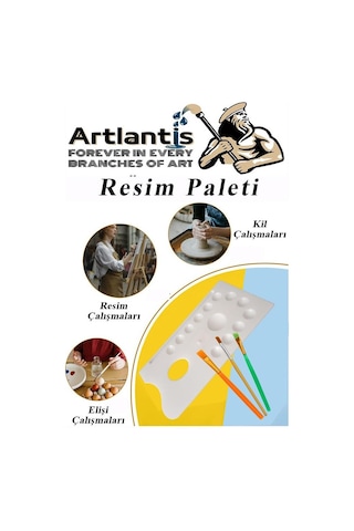 Artlantis Dikdörtgen Resim Paleti 13 Hazneli