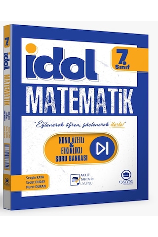 Çanta 2025 7. Sınıf İdol Matematik Konu Özetli Etkinlikli Soru Bankası