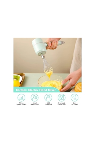 Ulzyvf Taşınabilir Blender Mikser Yeşil, Kırmızı Mutfak Aletleri El Mikseri Yeşil