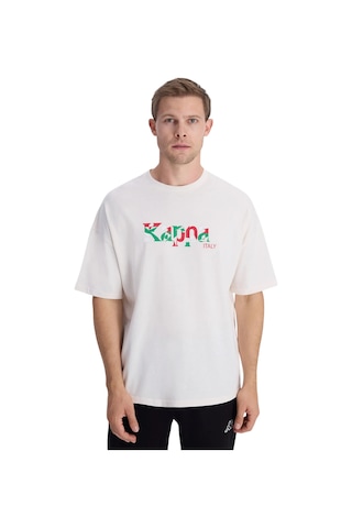 Kappa Erkek Comfort Fit T-shirt Gri