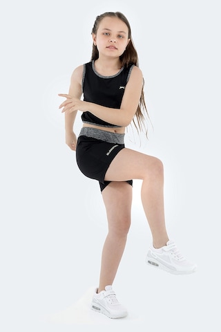 Slazenger Desta In Kız Çocuk Siyah Alt Üst Takım