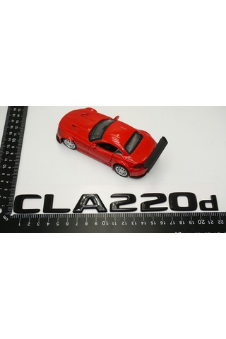 CLA 220d Bagaj Parlak Siyah ABS 3M 3D Yazı Logo