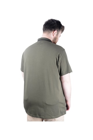 Mode Xl Büyük Beden T Shirt Polo Likralı Süprem Cepli 21558 Haki 001