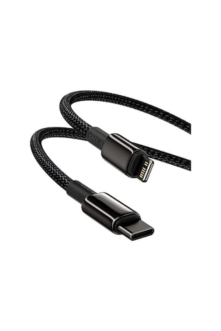 Tungsten Gold Hızlı Şarj Kablosu Type-c To İp Pd 20w, 1m, Siyah