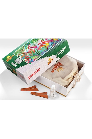 King Of Puzzle Flamingolar Ahşap Puzzle 3000 Parça