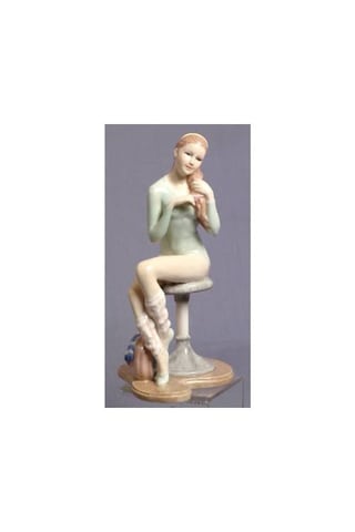 Dekoratif Balerin Biblo Wise Veronese Zarif Dans Figürü Porselen Obje 18 Cm .